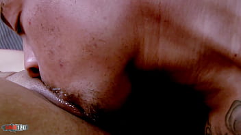 Ebony cutie dior millian gags on j strokes' thick black cock before wild pussy pounding