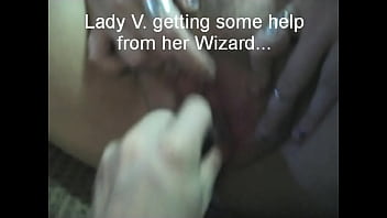 Wizard visits lady v