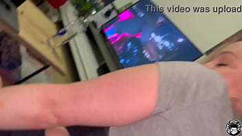 Big titty snow bunny creams on lil d teaser