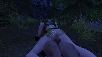 Skyrim adventurer fucks proustite in the forest