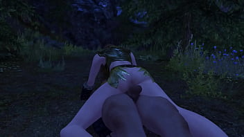 Skyrim adventurer fucks proustite in the forest