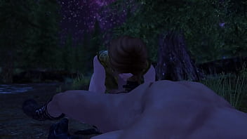 Skyrim adventurer fucks proustite in the forest