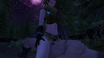Skyrim adventurer fucks proustite in the forest