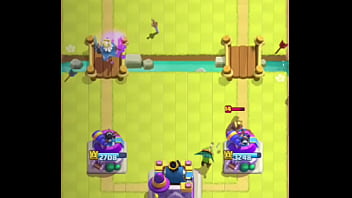 Partida de clash royale súper hot