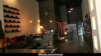 Amateur girl likes to suck cock for cash 9