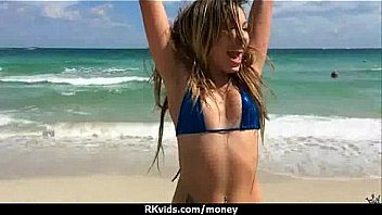 Amateur girl likes to suck cock for cash 12