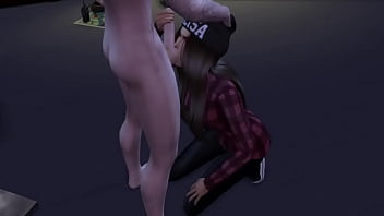 Alina sexy mouth working