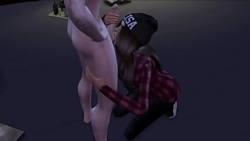 Alina sexy mouth working