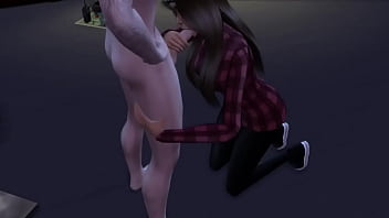 Alina sexy mouth working