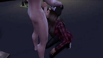 Alina sexy mouth working