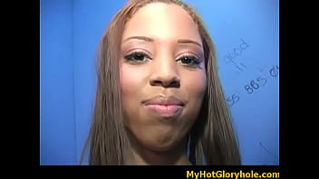 Amazing cock sucking through a gloryhole 39