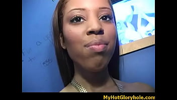 Amazing cock sucking through a gloryhole 39