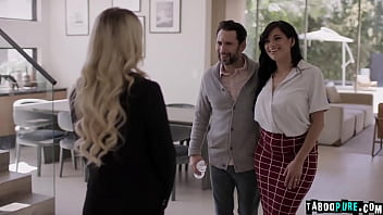 Slutty agent lilly bell seduced his client tommy