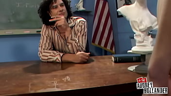 Audrey’s tight holes take otto’s hard cock in class