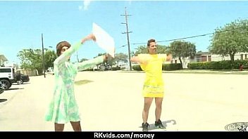 Sex for cash turns shy girl into a slut 9