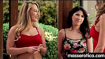 Sensual lesbian massage leads to orgasm 24