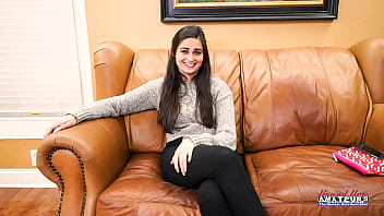 Busty milky brunette elliot masturbates and sucks a cock to get pounded