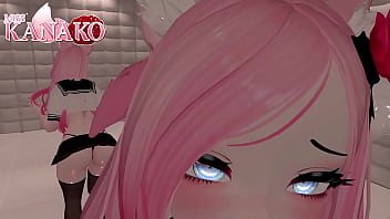 Stuck in a padded room with a cat girl she gets horny and sucks your cock upskirt preview