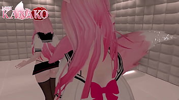 Stuck in a padded room with a cat girl she gets horny and sucks your cock upskirt preview