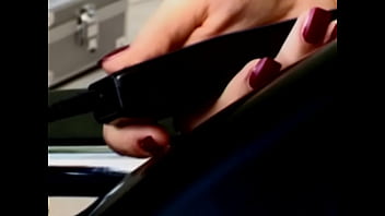 Virginie and lucy are having lesbian sex when a guy joins them