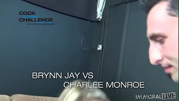 College girls brynn jay & charlee monroe show what they do at frat parties