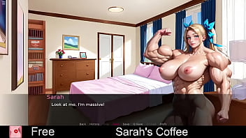 Sarah's Coffee Free Game Itchio Visual Novel thumbnail