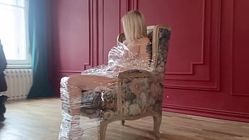 Sexy milf blonde in public