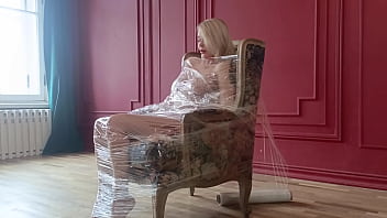 Sexy milf blonde in public