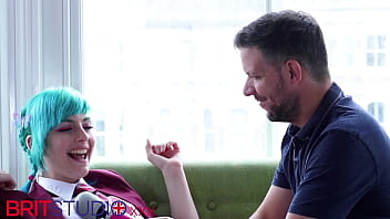 Naughty college student gets teased and edged