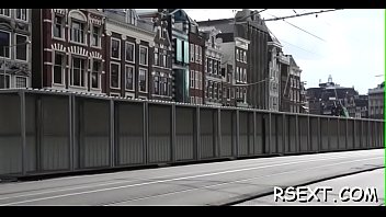 Dinky rams alluring woman goldie's fanny