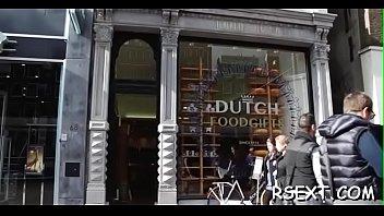 Dinky rams alluring woman goldie's fanny