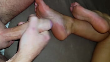 The stepson's dick stretches the stepmother's hole