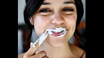 Wednesday addams playing with spunk