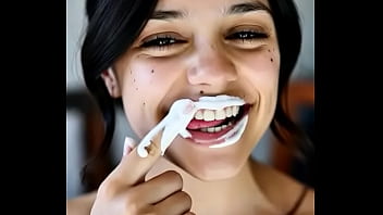 Wednesday addams playing with spunk