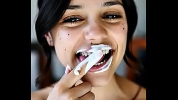 Wednesday addams playing with spunk