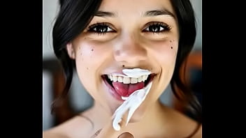 Wednesday addams playing with spunk