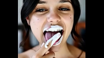 Wednesday addams playing with spunk