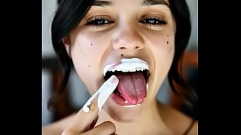 Wednesday addams playing with spunk