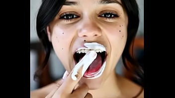 Wednesday addams playing with spunk