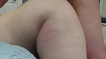 Milf pawg gives hand job climbs on top and finsihed from behind