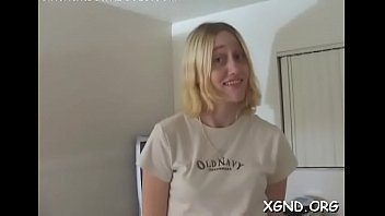 Foxy blonde jean gives schlong riding pleasure