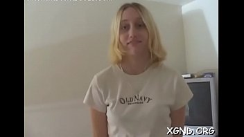 Foxy blonde jean gives schlong riding pleasure