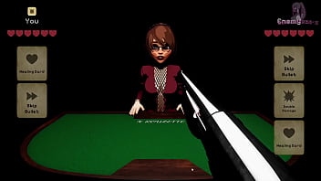 X roulette 2 趴在桌上的背後位