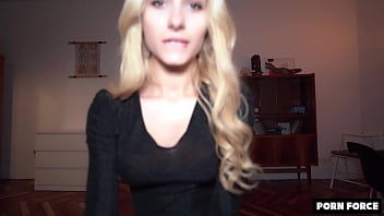 No mercy balls deep creampie makes her brain melt