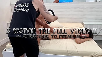 Bastidores da gravação da casada delicia fodendo com o dotado na pele na frente do marido corno