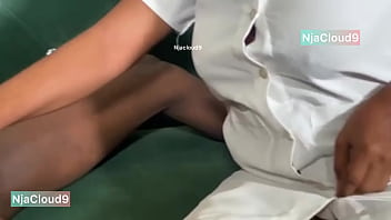 My home nurse gave me a deepthroat blowjob before riding my cock raw