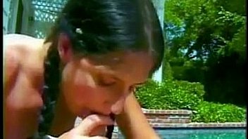 Sexybabegetsherpinkpussylickedandfuckedoutdoors