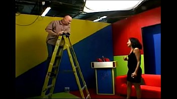 Bald guy loves to lick womans legs and pussies Bald guy loves to lick womans legs and pussies