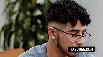 Blonde stepmom enjoys getting fucked from behind by stepson