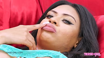 Dark model goes to audition and masturbates